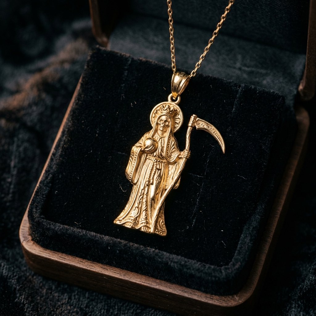 Estuche Premium para el Dije de la Santa Muerte